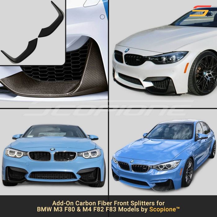 LIP SPOILER SPLITTERS DIFUSOR ABA PALA Avental LÁBIO M3 M4 F80 F82 F83 M PERFORMANCE AC SHENITZER NOVO