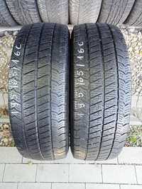 2x Opony Używane Całoroczne 195/65R16C Barum