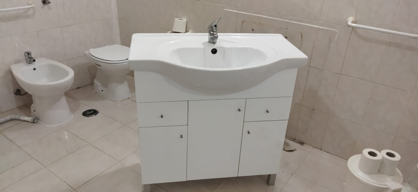 Móvel WC com lavatório