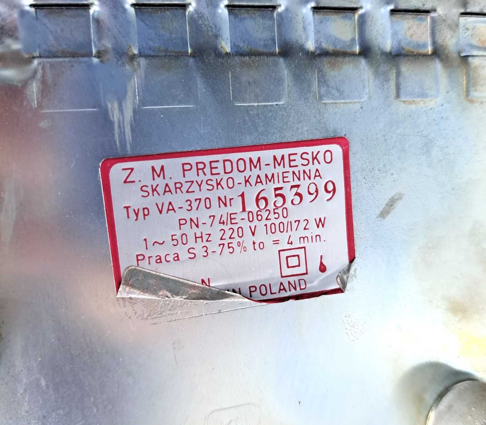 Sokowirówka Predom Mesko, typ VA-370, 172 W. okres PRL.