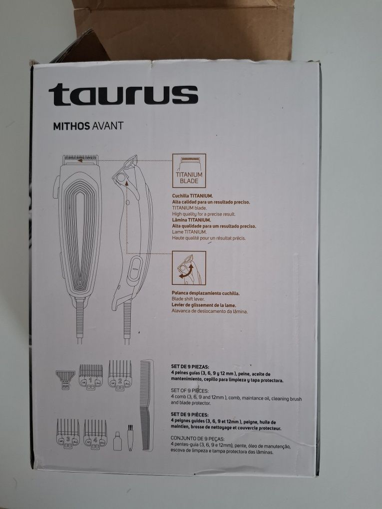 Máquina de cortar cabelo/barba Taurus Mithos Avant 10-in-1