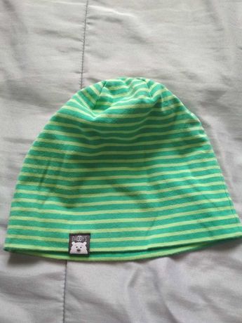 Шапка, шапочка Daddy's зелена в смужку, 3-4 роки