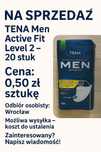 TENA Men Active Fit Poziom 2 -  0.5 zł sztukę