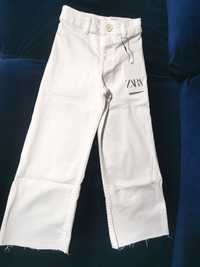 Biale spodnie Zara 122