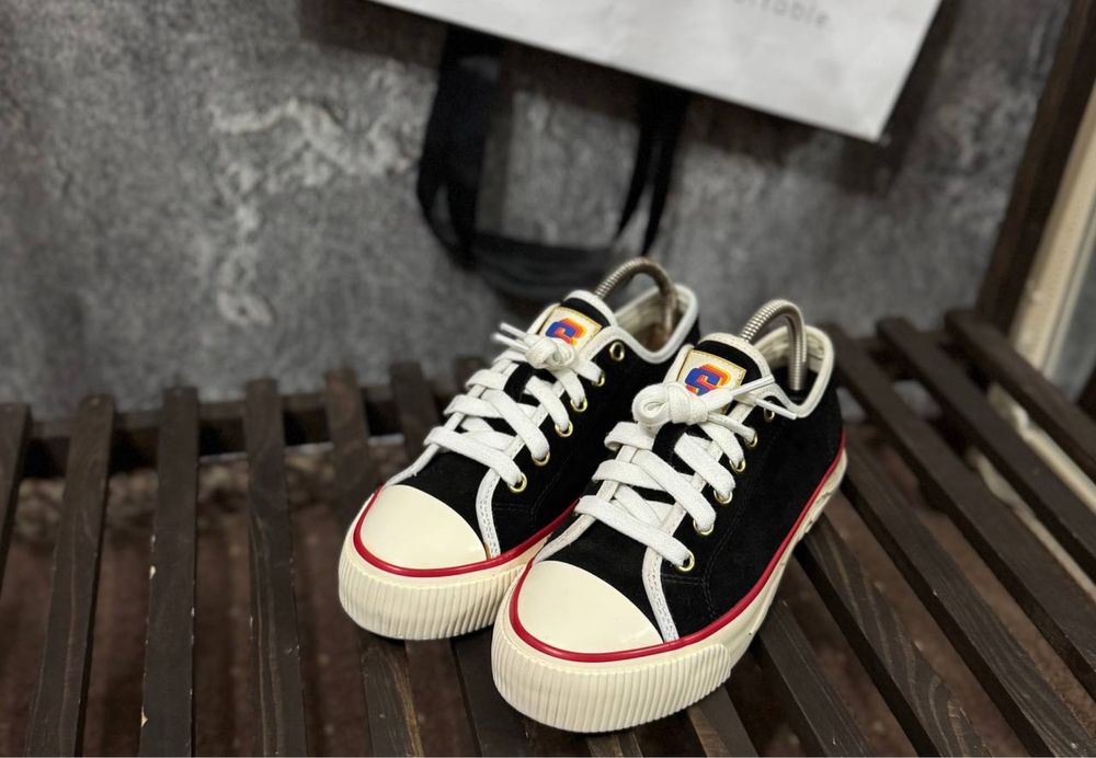 Кеди Кросівки Sandro Suede Trainers With Flame Sole Paris