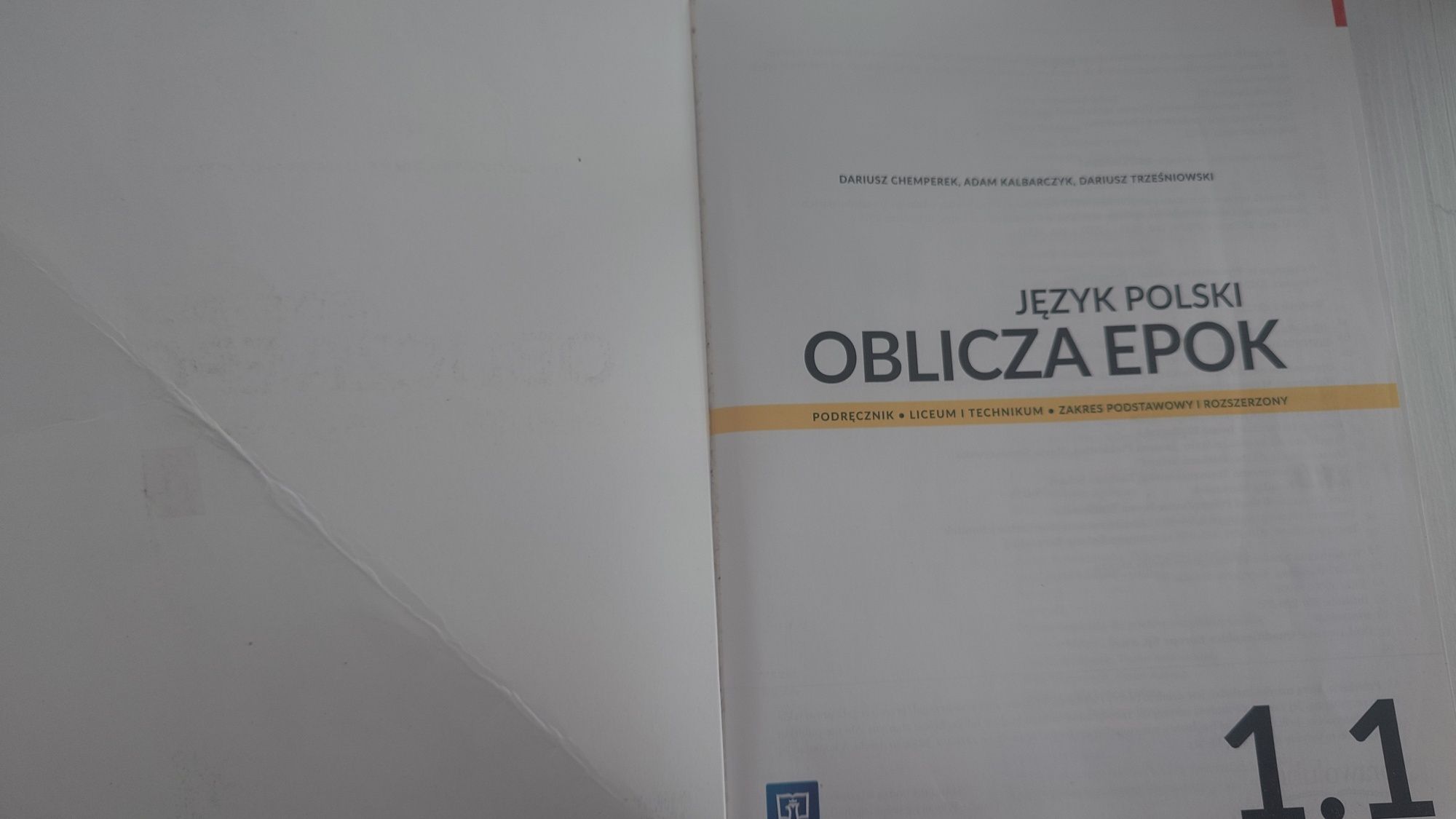 Język Polski Oblicza Epok 1.1