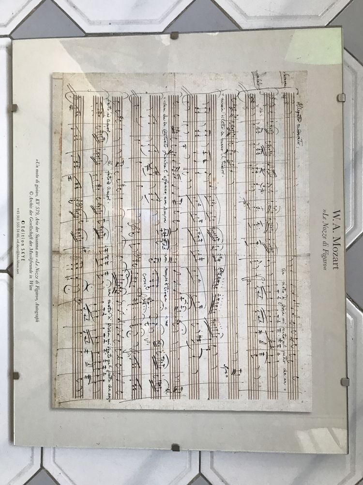 Litografia ‘Le Nozze di Figaro’