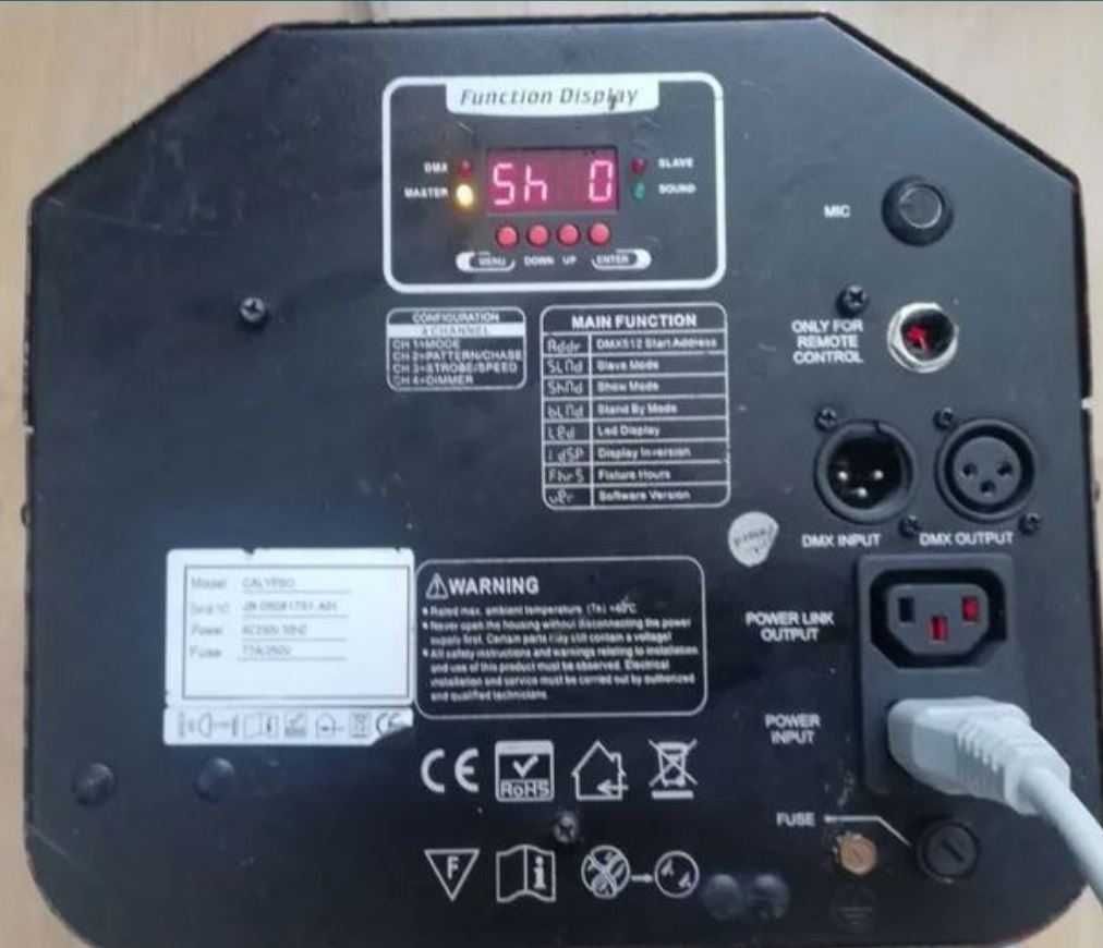 Revo 3 Calypso JB Systems efekt dyskotekowy DMX oświetlenie sceniczne