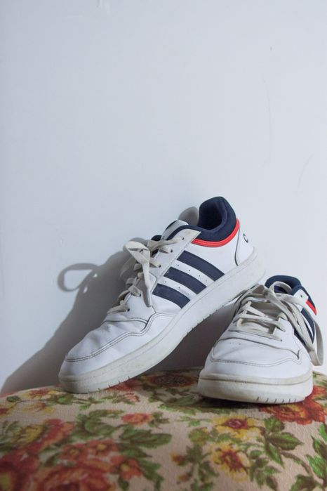 Buty adidas Męskie 45½, niebiesko białe.
