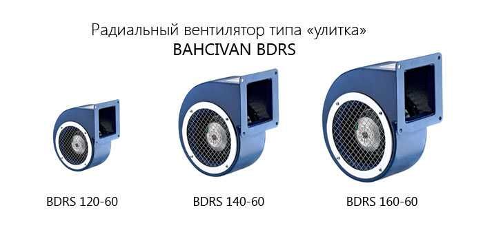 Відцентровий вентилятор BDRS 120-60 равлик для котлів та обдуву