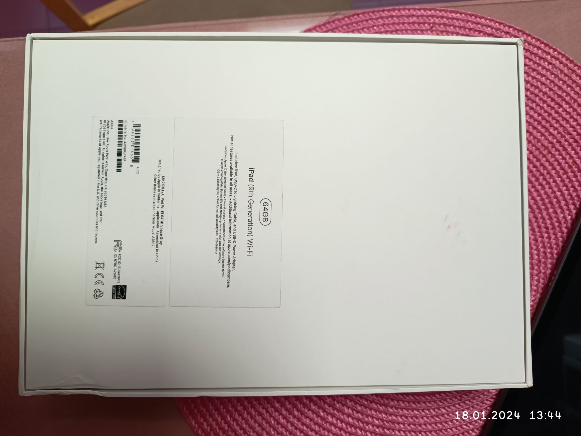 Планшет iPad 10.2 64Gb 2021 Black