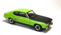 Ford Capri GT mk1 (verde e preto mate) Cararama / Oxford - Esc. 1/43