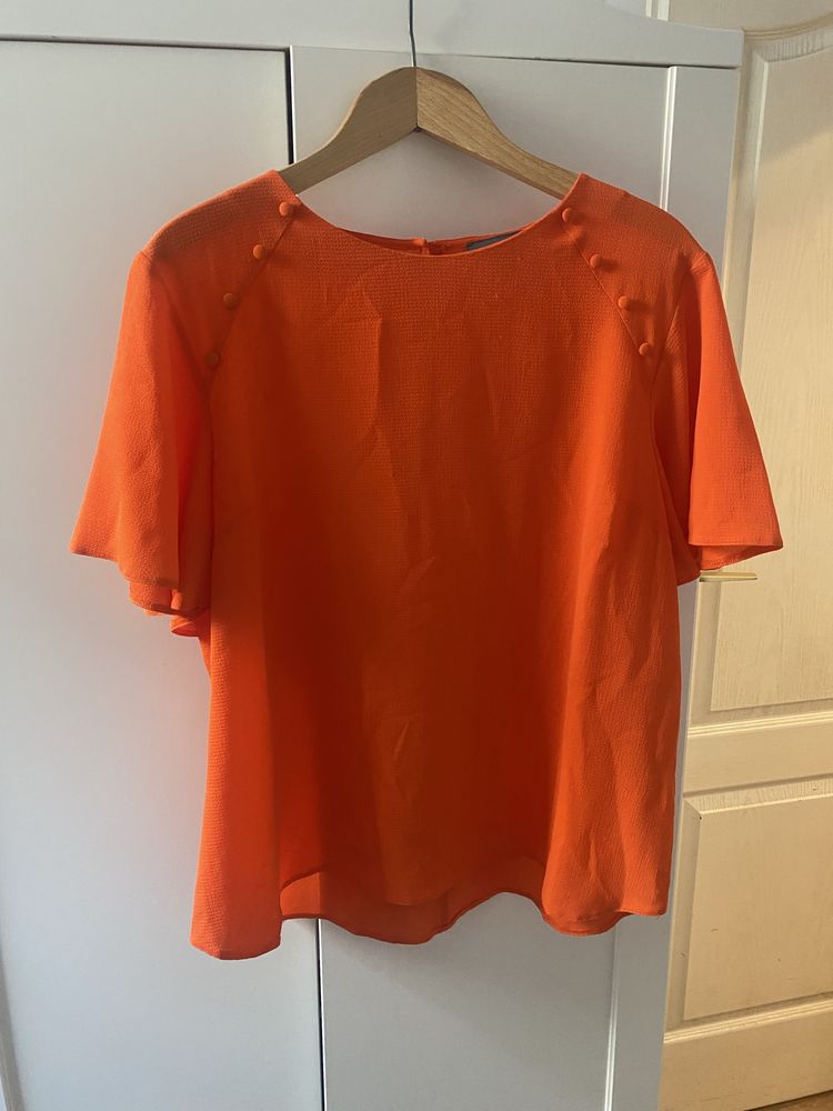 Pomarańczowa bluzka neon primark