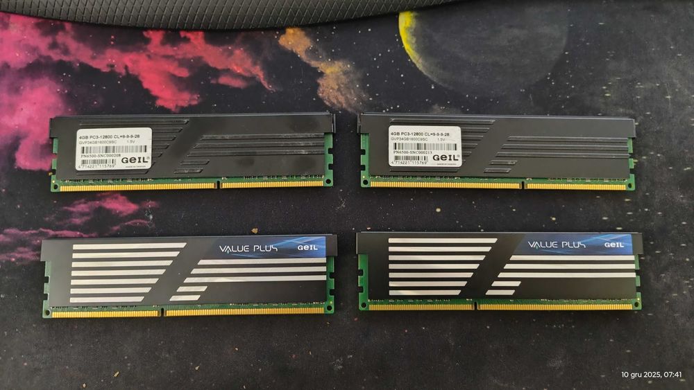 Pamięć RAM DDR3 GEIL 4x4GB PC3-12800