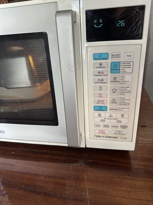 Мікрохвильова піч samsung aqua