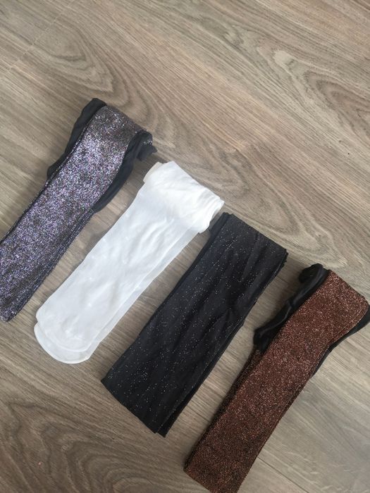 * Eleganckie rajstopy - roz. 122/128 /134 - nowe.