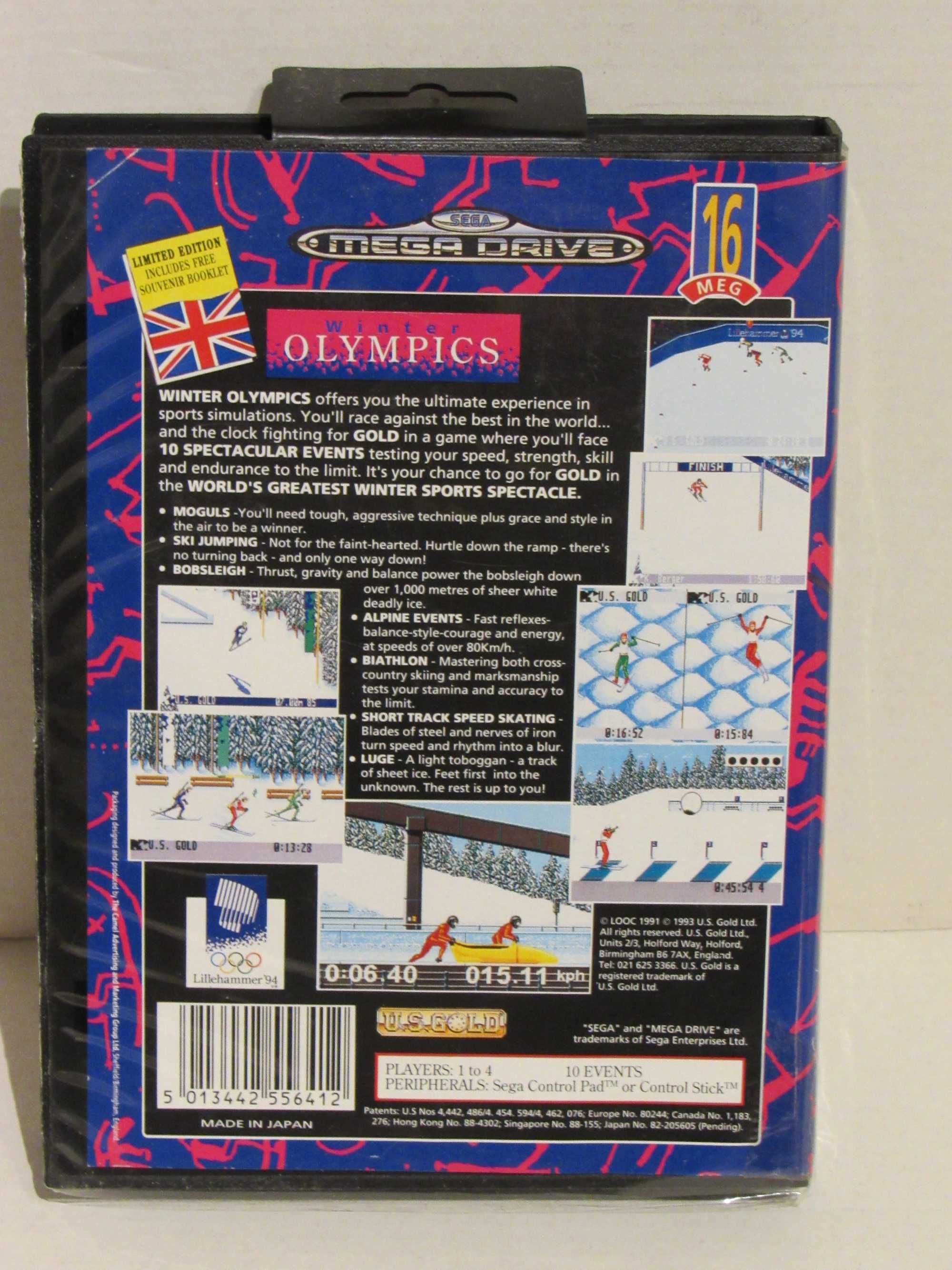 Jogo Sega Mega Drive Winter Olympics