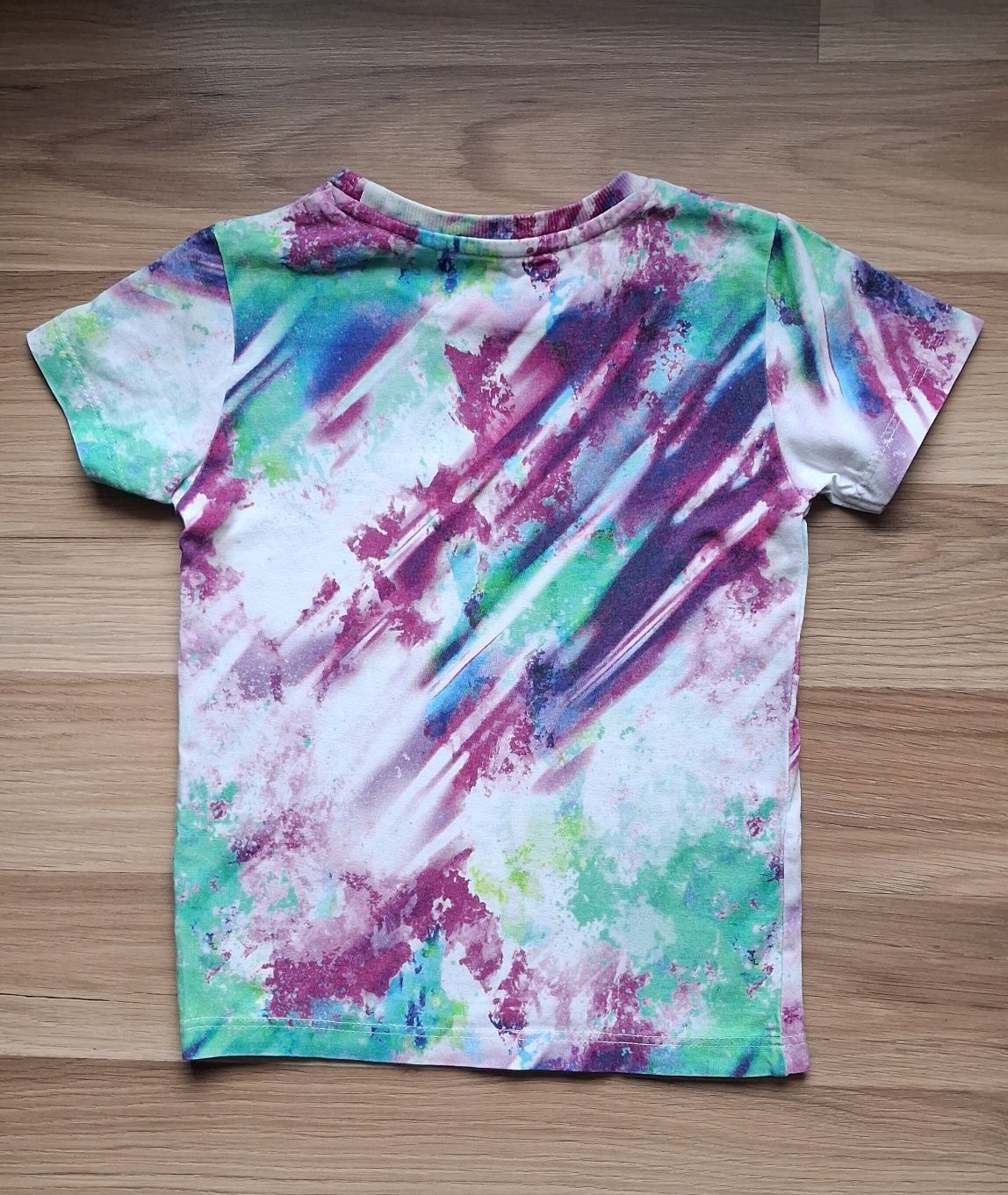 Dwie koszulki next 104 3-4 lata motyw tie dye