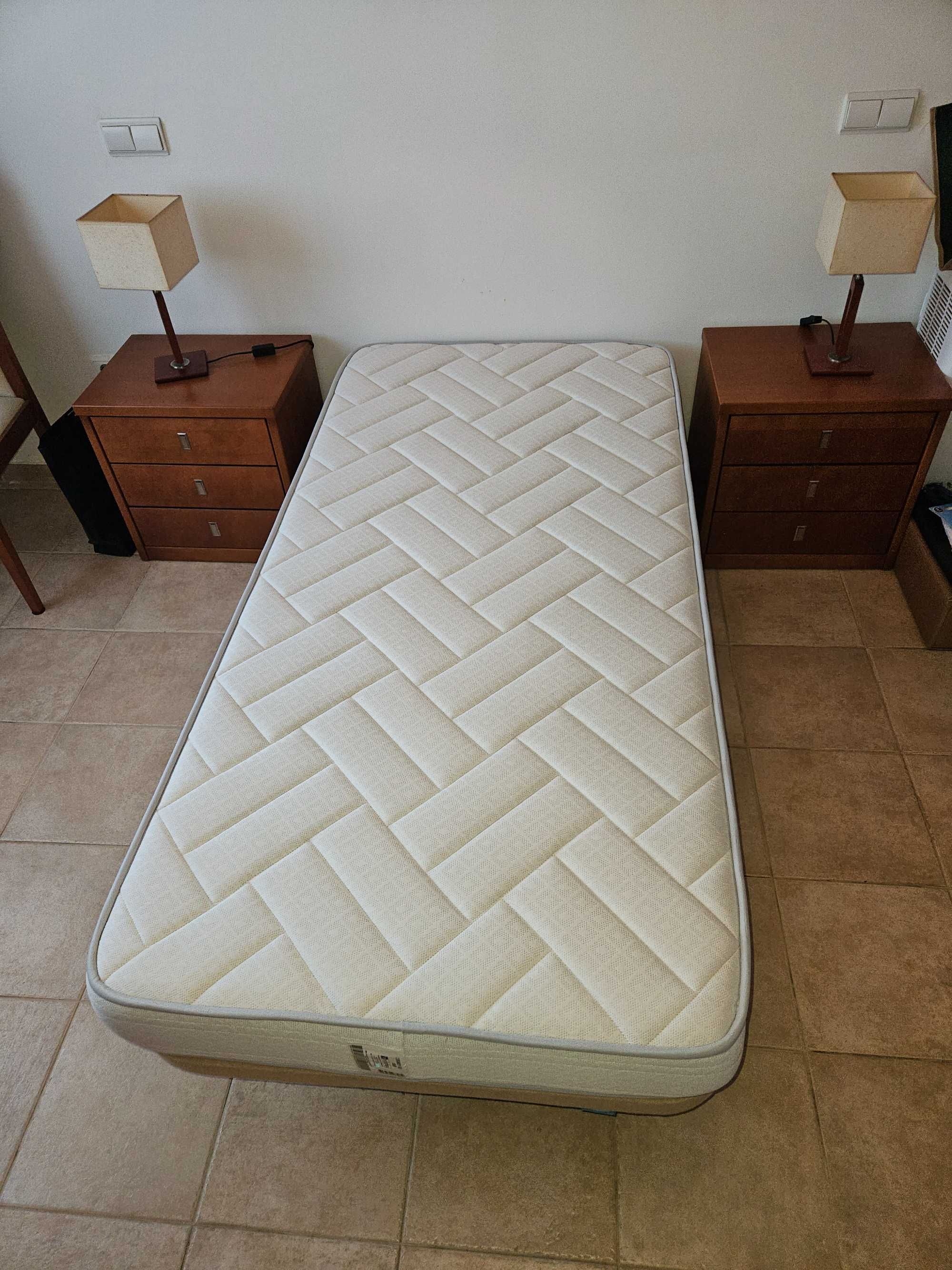 Cama solteiro somier