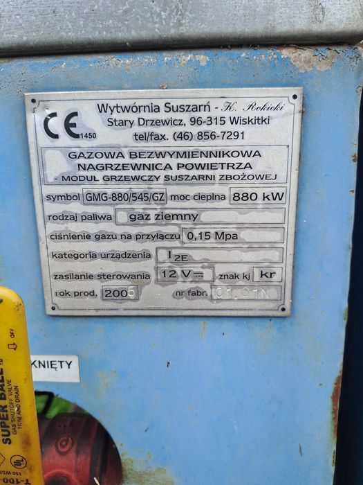 Suszarnia do kukurydzy 25t.