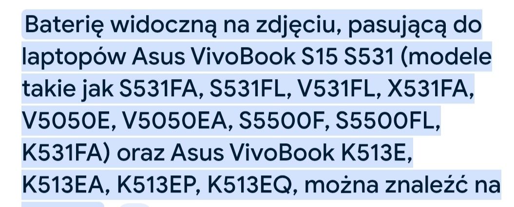 Bateria do laptopa