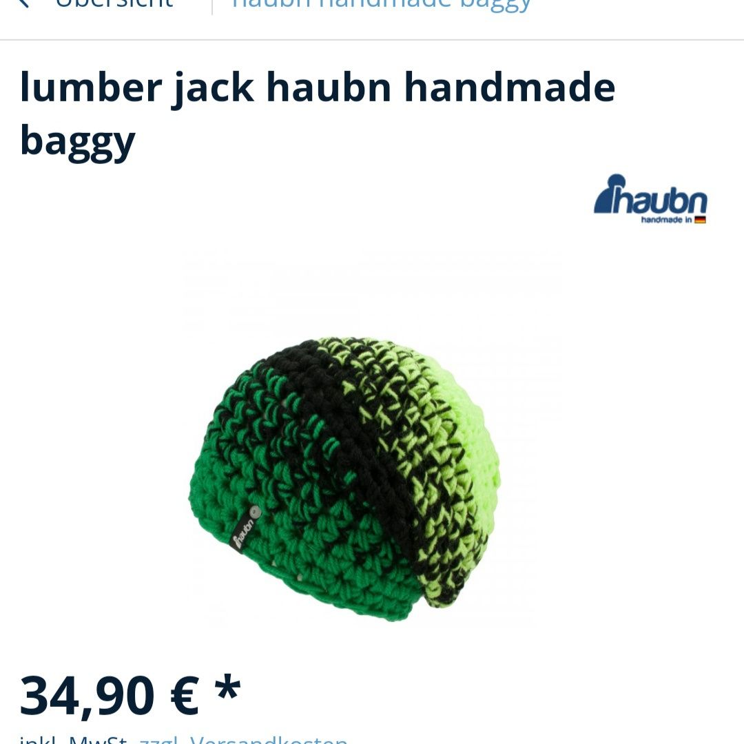 Шапка ручної роботи Haubn Made in Germany