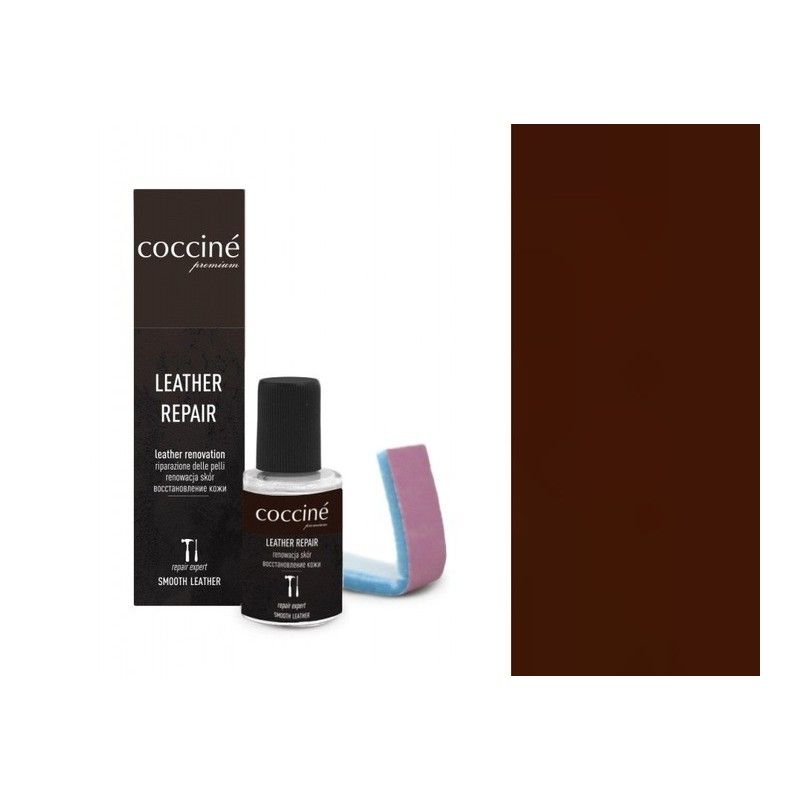 korektor do farbowania skór obuwia coccine ciemny brąz 10ml