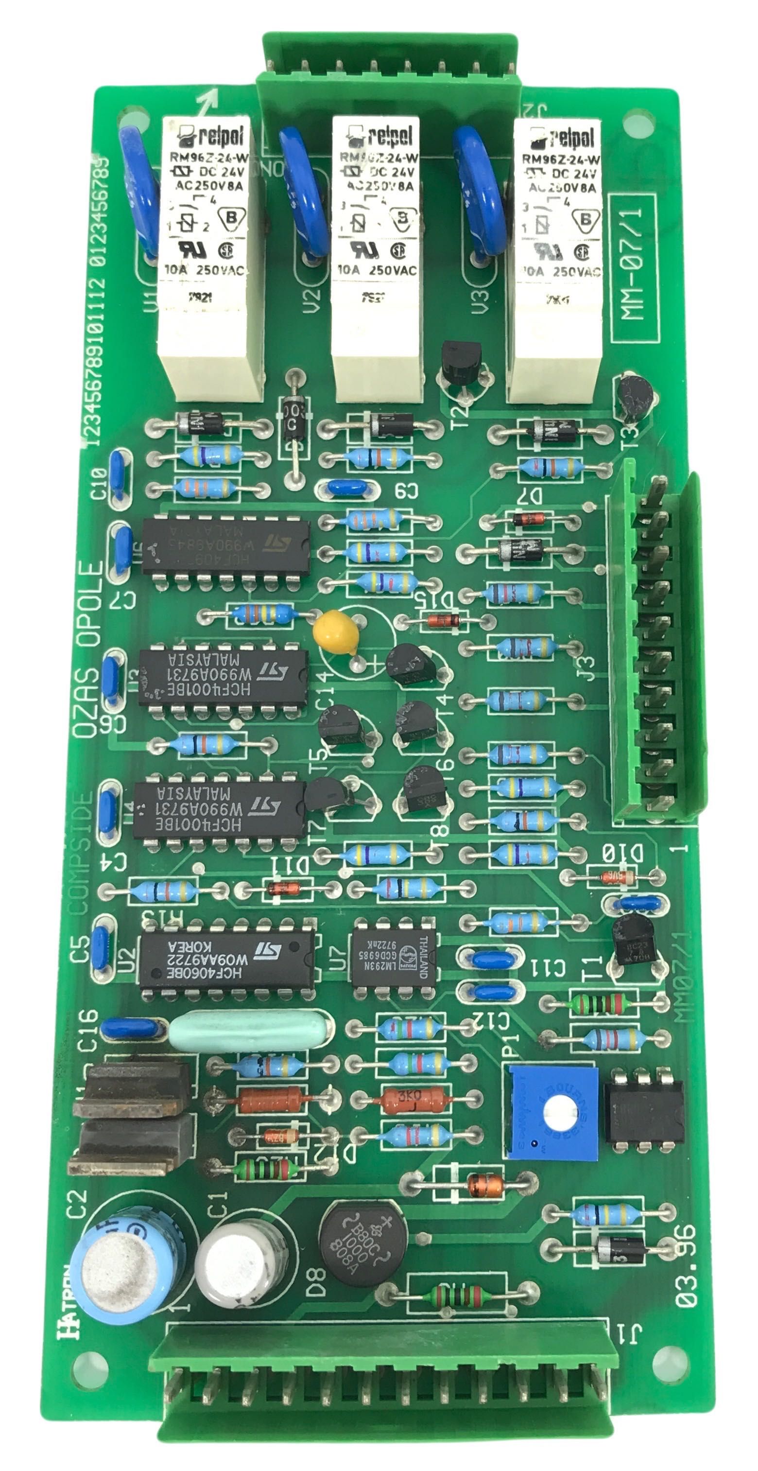 Płyta OZAS MM-07 do prostownika DPS-402