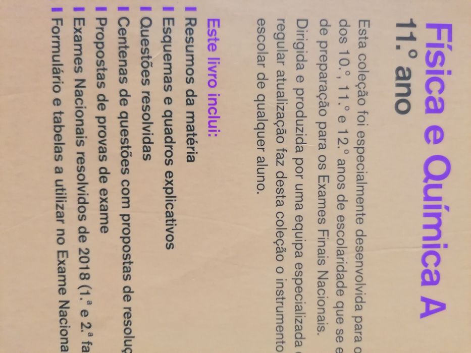 Preparação exame física e química 11°ano