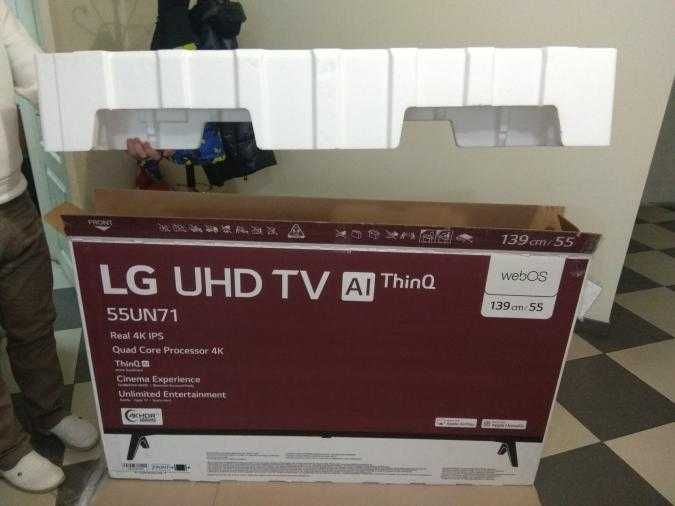 Продам Телевизор LG55UN71006LB 4K Smart wi-fi