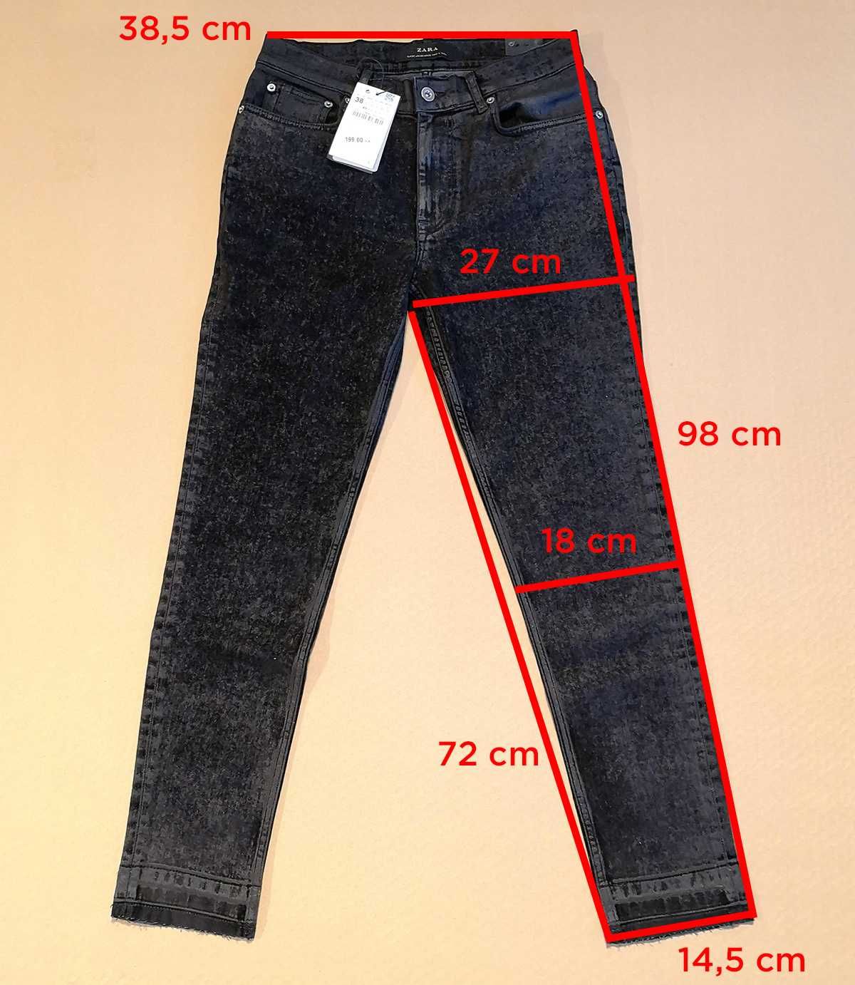 ZARA nowe spodnie jeansowe jeansy skinny fit 38/30