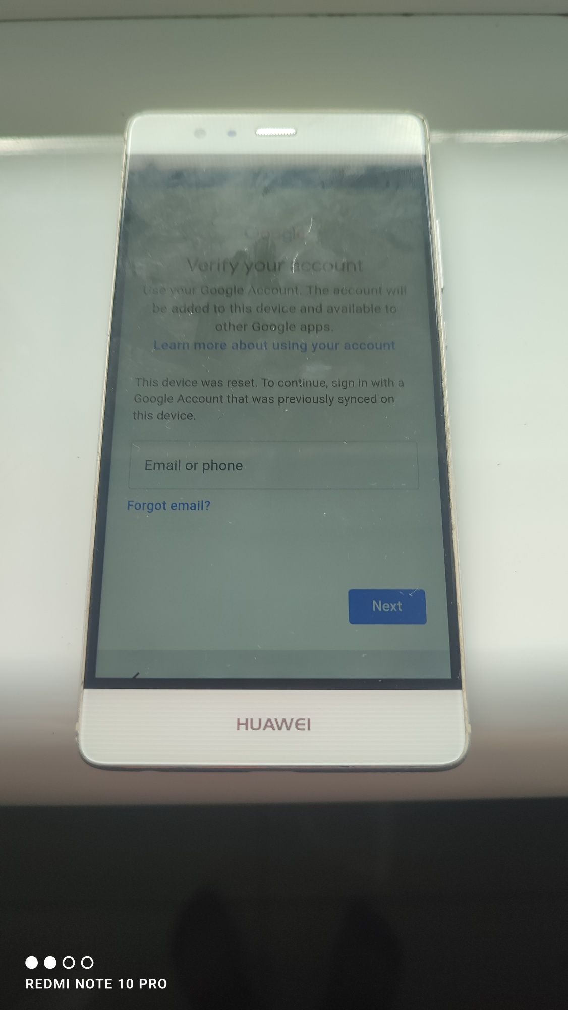 Huawei p9 заблокирован