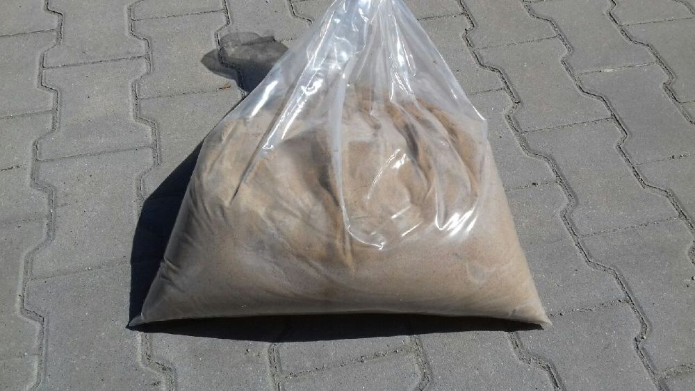 Piasek budowlany żółty, workowany 25kg, LUZ