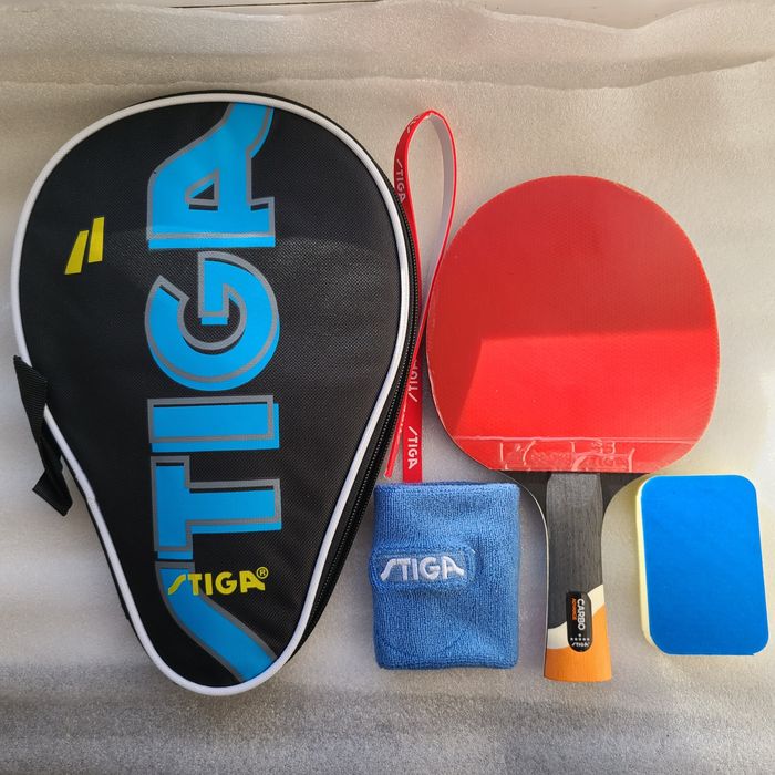 Ракетка для настільного тенісу Stiga Carbo 6 star +Case