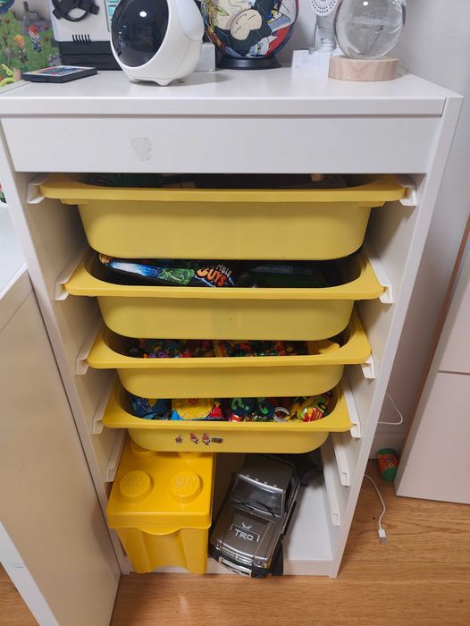 Ikea Trofast regał z pojemnikami dwa dwie sztuki