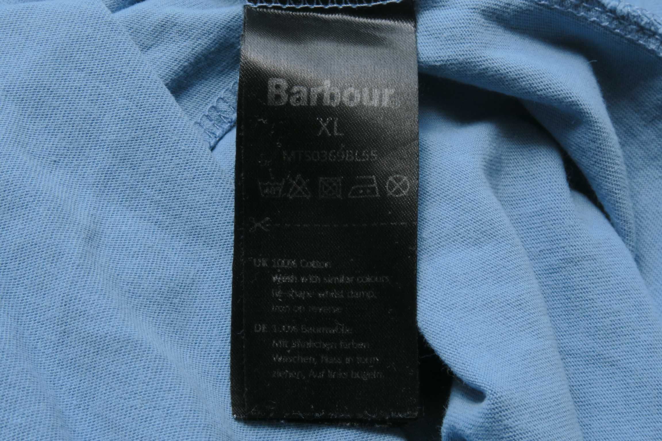 Barbour koszulka z dużym logo Tshirt L/XL