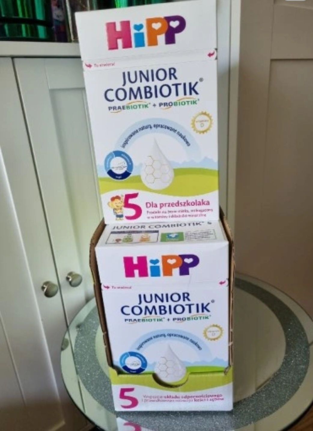 5 kartonów mleko hipp combiotic 5