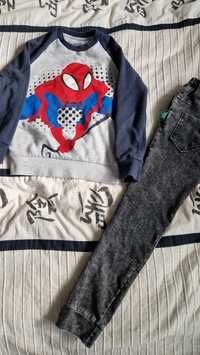 KidsJoy spodnie 134/140+bluza Marvel c&a134
