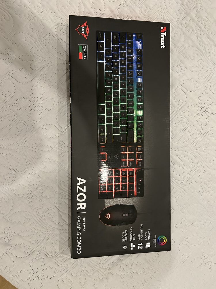 Teclado e rato gaming Trust