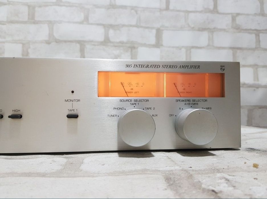 Стрілки! Стерео підсилювач PHILIPS AH 305, 2*75Bт., б/у з Німеччини