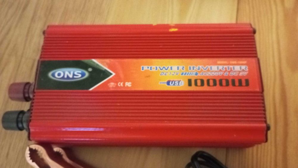 Inversor 1000W de optima performance de 12v para AC 220V