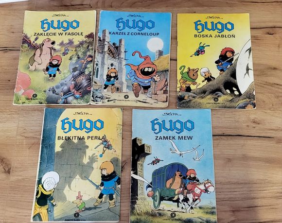 Zestaw komiksów Hugo (Bernard Dumont) 1990