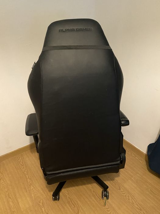 Cadeira Gaming Alpha Gamer Alegra V2 Fabric Preta/Preta