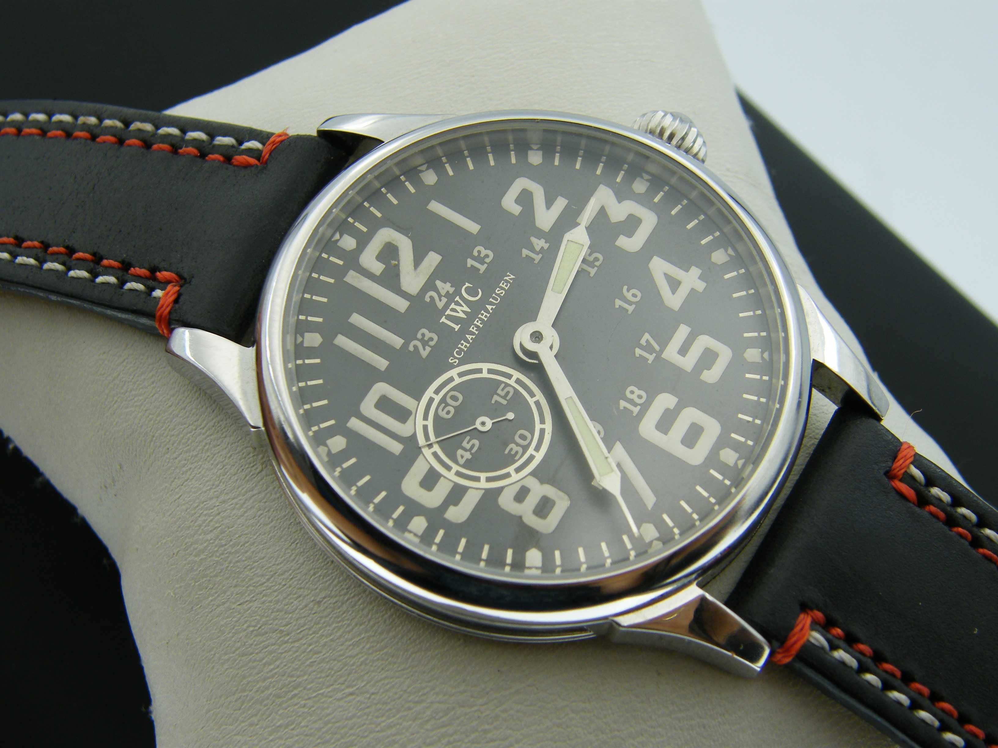IWC Schaffhausen Pilot Piękna Pasówka w Stali Cal. 63 z 1904 roku