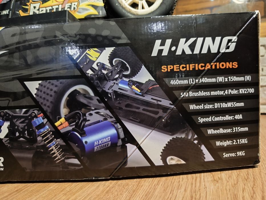 Машинка на радиоуправлении hobby king rattler 1:8 машинка на пульте