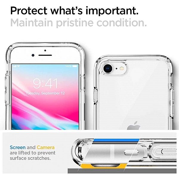 Spigen Ultra Hybrid Iphone 7 / 8 / Se 2020 / 2022 Crystal Clear