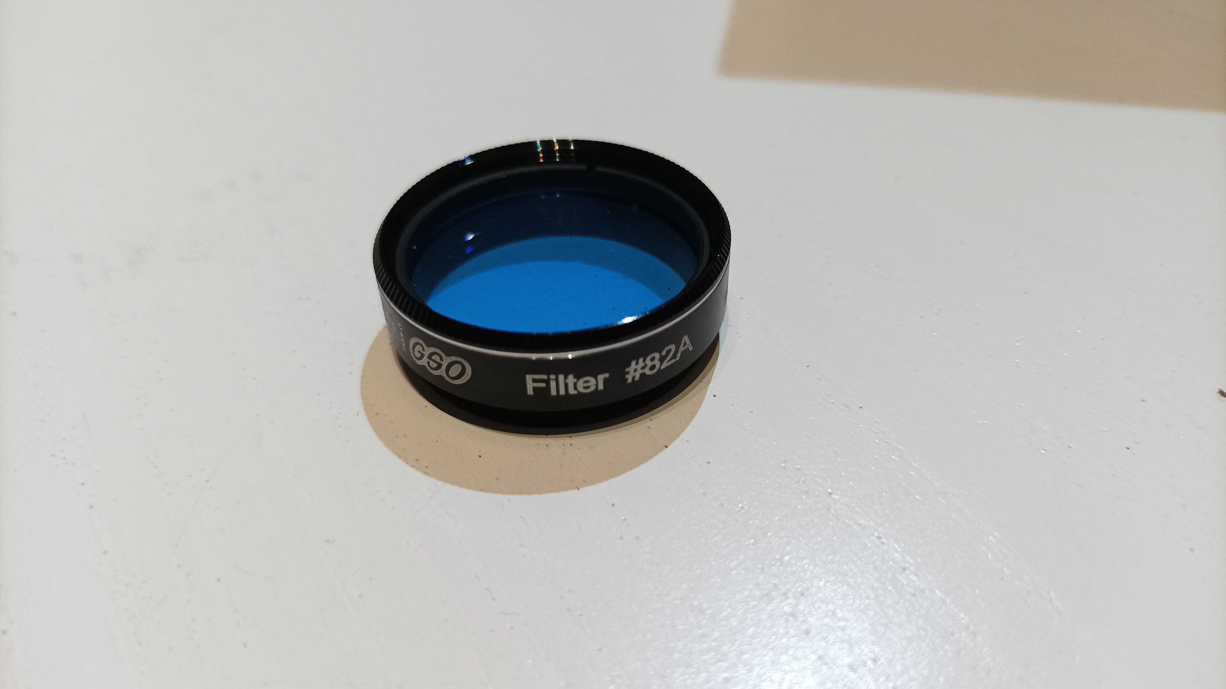 Filtr kolorowy GSO jasnoniebieski #82A 1,25 jak nowy
