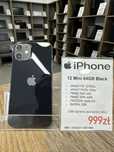 Smartfon Telefon Apple iPhone 12 mini 64GB Black stan bdb gwarancja