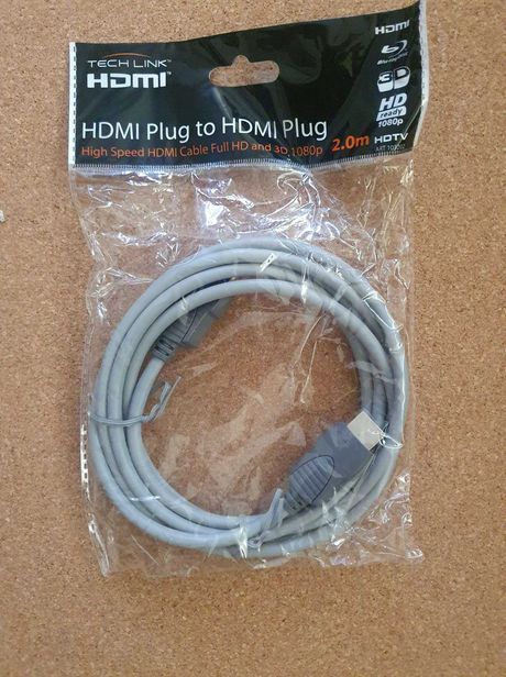 Высокоскоростной кабель HDMI Full HD   TechLink , длина 2 метра .