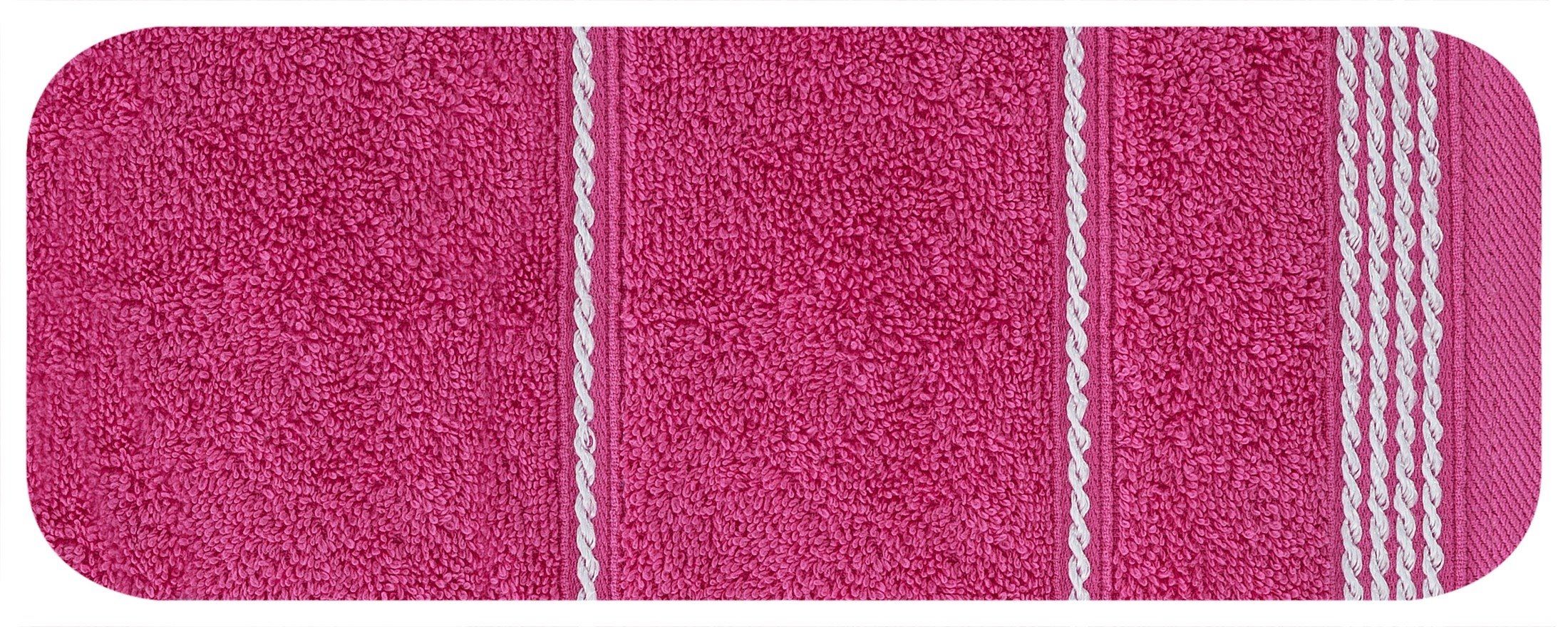 Ręcznik 70x140 różowy frotte 500 g/m2